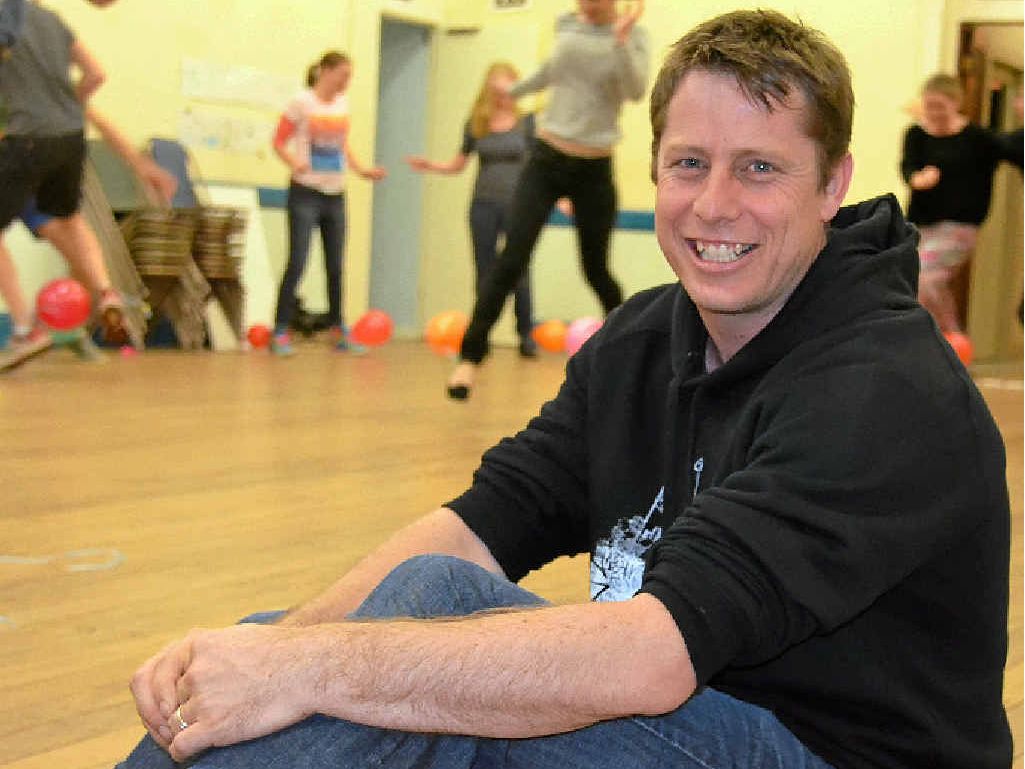 TEENS TOGETHER: Teen Street director Andrew Carnell spoke to Warwick teens about the upcoming Teen Street camp. TEENS TOGETHER: Teen Street director Andrew Carnell spoke to Warwick teens about the upcoming Teen Street camp.